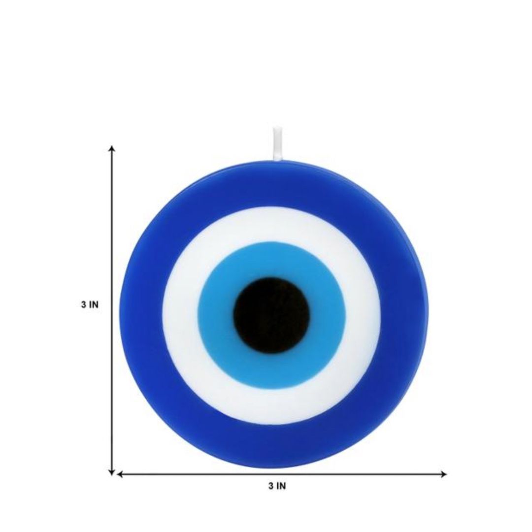 Handmade evil eye candle set of 2 | uncented - Image 2