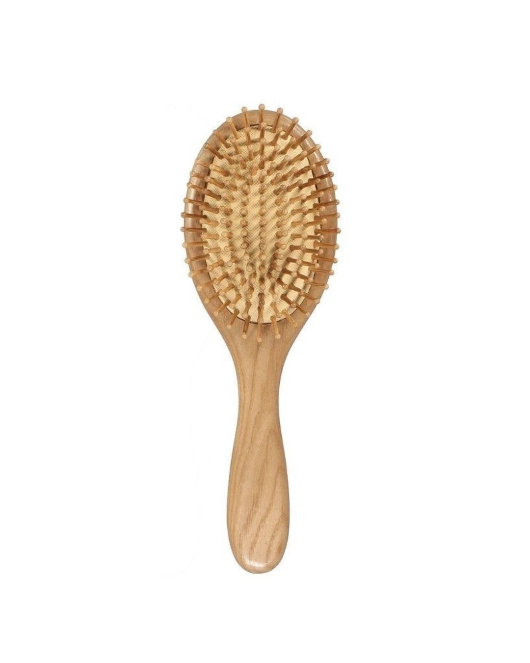 Natural oval shape Bamboo Hair Brush Wooden Comb for Hair Growth